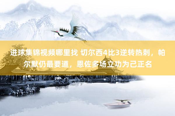 进球集锦视频哪里找 切尔西4比3逆转热刺，帕尔默仍最要道，恩佐多场立功为己正名